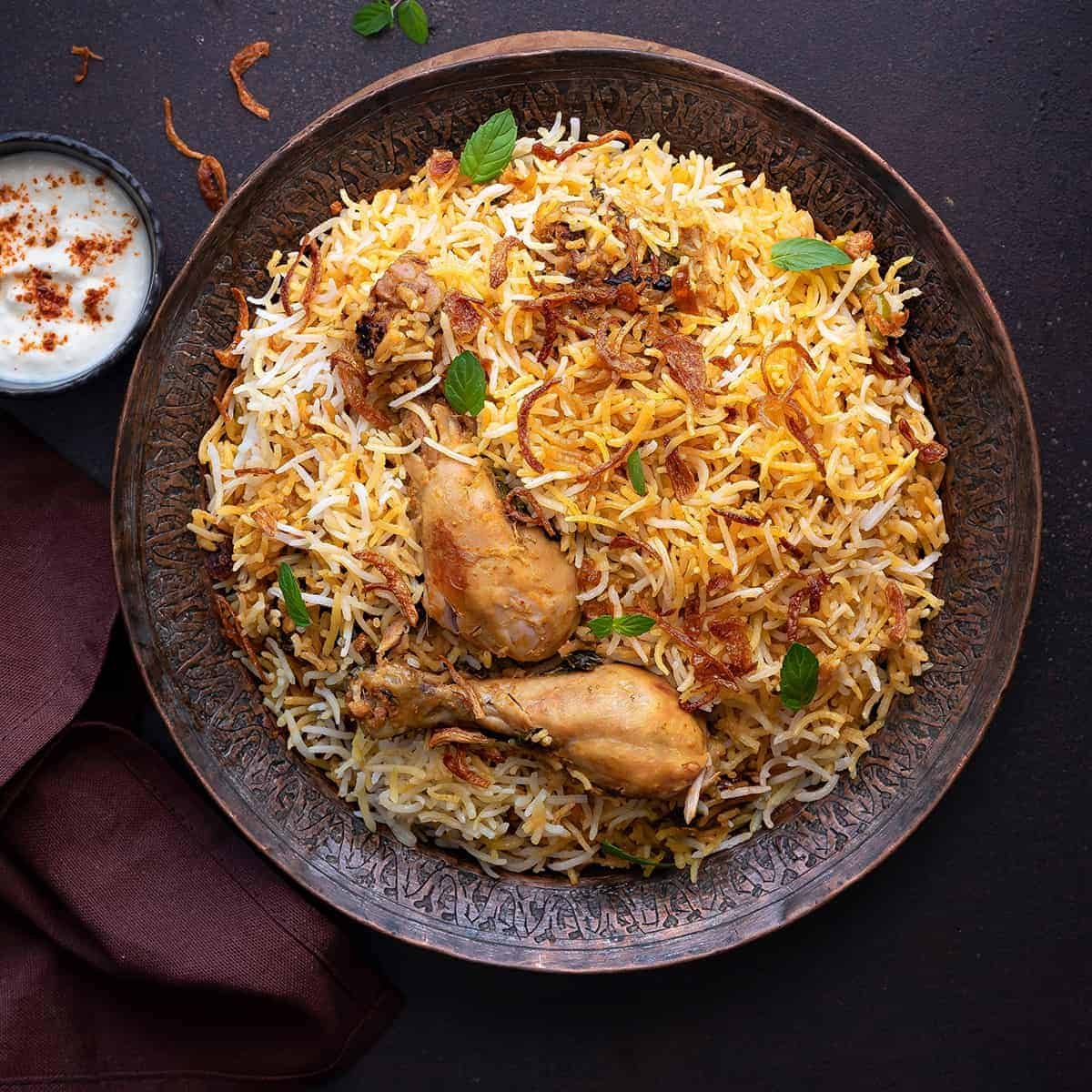Basmathi Chicken Biriyani 1/2 Plt